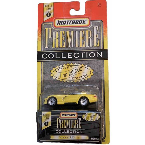 Matchbox Premiere Collection Yellow Viper‎ RT/10 Series 1 Diecast 1:64 NEW - Picture 1 of 4